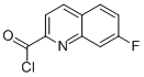 2-Quinolinecarbonyl chloride, 7-fluoro-(9ci) Structure,497959-11-2Structure