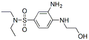 3-Amino-N,N-diethyl-4-[(2-hydroxyethyl)amino]benzenesulfonamide Structure,49804-34-4Structure