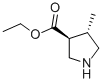 (3S,4S)-乙基4-甲基吡咯烷-3-羧酸結(jié)構式_49835-91-8結(jié)構式