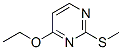 Pyrimidine, 4-ethoxy-2-(methylthio)- (9ci) Structure,49844-89-5Structure