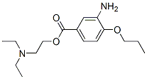 Benzoic acid, 3-amino-4-propoxy-, 2-(diethylamino)ethyl ester Structure,499-67-2Structure