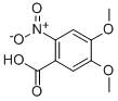 4,5-Dimethoxy-2-nitrobenzoic acid Structure,499-87-6Structure