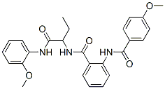 (9ci)-2-[(4-甲氧基苯甲酰基)氨基]-n-[1-[[(2-甲氧基苯基)氨基]羰基]丙基]-苯甲酰胺結(jié)構(gòu)式_499105-03-2結(jié)構(gòu)式