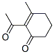 2-Cyclohexen-1-one, 2-acetyl-3-methyl-(9ci) Structure,499195-92-5Structure