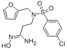 3-[[(4-Chlorophenyl)sulfonyl](2-furylmethyl)amino]-N-hydroxypropanimidamide Structure,499769-99-2Structure