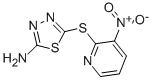 5-[(3-Nitro-2-pyridyl)thio]-1,3,4-thiadiazol-2-amine Structure,499771-19-6Structure