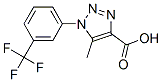 5-Methyl-1-[3-(trifluoromethyl)phenyl]-1H-1,2,3-triazole-4-carboxylic acid Structure,499771-21-0Structure