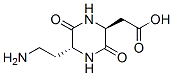 2-Piperazineacetic acid, 5-(2-aminoethyl)-3,6-dioxo-, (2s,5r)-(9ci) Structure,499775-01-8Structure