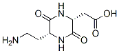 2-Piperazineacetic acid, 5-(2-aminoethyl)-3,6-dioxo-, (2r,5r)-(9ci) Structure,499775-02-9Structure