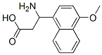 3-Amino-3-(4-methoxy-naphthalen-1-yl)-propionic acid Structure,499987-13-2Structure