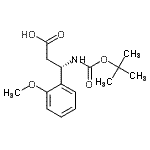 Boc-(s)-3-amino-3-(2-methoxyphenyl)-propionic acid Structure,499995-76-5Structure