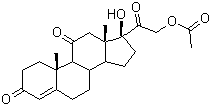 Cortisone acetate Structure,50-04-4Structure