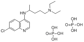 Chloroquine diphosphate Structure,50-63-5Structure