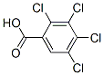 2,3,4,5-四氯苯甲酸結(jié)構(gòu)式_50-74-8結(jié)構(gòu)式