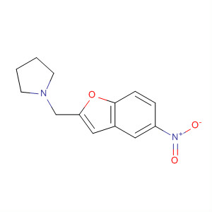 1-[(5-Nitro-2-benzofuranyl)methyl]pyrrolidine Structure,500015-37-2Structure