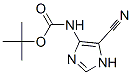 Carbamic acid,(5-cyano-1h-imidazol-4-yl)-,1,1-dimethylethyl ester (9ci) Structure,500024-61-3Structure