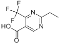 5-Pyrimidinecarboxylicacid,2-ethyl-4-(trifluoromethyl)- Structure,500130-77-8Structure