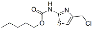 Carbamic acid,[4-(chloromethyl)-2-thiazolyl ]-,pentyl ester (9ci) Structure,500208-39-9Structure