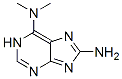 1H-purine-6,8-diamine,n,n-dimethyl-(9ci) Structure,500285-00-7Structure