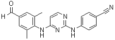 4-(4-(4-Formyl-2,6-dimethylphenylamino)pyrimidin-2-ylamino)benzonitrile Structure,500293-29-8Structure