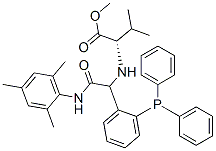 (9ci)-n-[1-[2-(二苯基膦)苯基]-2-氧代-2-[(2,4,6-三甲基苯基)氨基]乙基]-L-纈氨酸甲酯結(jié)構(gòu)式_500316-83-6結(jié)構(gòu)式