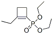 Phosphonic acid, (2-ethyl-1-cyclobuten-1-yl)-, diethyl ester (9ci) Structure,500545-58-4Structure