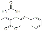 5-Pyrimidinecarboxylicacid,1,2,3,4-tetrahydro-6-methyl-2-oxo-4-(2-phenylethenyl)-,methylester(9ci) Structure,500726-03-4Structure