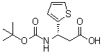 Boc-(s)-3-amino-3-(2-thienyl)-propionic acid Structure,500770-66-1Structure