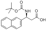 (S)-Boc-3-(2-萘基)-β-丙氨酸結(jié)構(gòu)式_500770-69-4結(jié)構(gòu)式