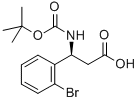 Benzenepropanoic acid, 2-bromo-β-[[(1,1-dimethylethoxy)carbonyl]amino]-, (βs)- Structure,500770-75-2Structure