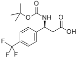 Boc-β-Phe(4-CF3)-OH結(jié)構(gòu)式_500770-79-6結(jié)構(gòu)式