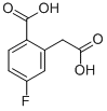 2-(Carboxymethyl)-4-fluorobenzoic acid Structure,500779-09-9Structure