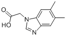 5,6-Dimethylbenzimidazole-1-acetic acid Structure,500872-62-8Structure