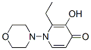 4(1H)-pyridinone,2-ethyl-3-hydroxy-1-(4-morpholinyl)-(9ci) Structure,500996-14-5Structure