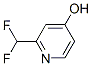 4-Pyridinol ,2-(difluoromethyl)-(9ci) Structure,501125-75-3Structure