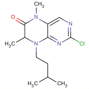 2-Chloro-8-isopentyl-5,7-dimethyl-7,8-dihydropteridin-6(5h)-one Structure,501439-05-0Structure