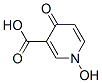 3-Pyridinecarboxylic acid,1,4-dihydro-1-hydroxy-4-oxo-(9ci) Structure,501688-67-1Structure