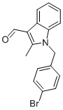 1-(4-Bromobenzyl)-2-methyl-1h-indole-3-carbaldehyde Structure,501912-85-2Structure