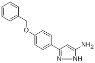 5-(4-Benzyloxyphenyl)-2h-pyrazol-3-ylamine Structure,502132-35-6Structure