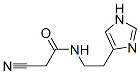 Acetamide,2-cyano-n-[2-(1h-imidazol-4-yl)ethyl ]-(9ci) Structure,502164-38-7Structure