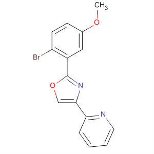 2-(2-Bromo-5-methoxyphenyl)-4-(pyridin-2-yl)-1,3-oxazole Structure,502422-49-3Structure