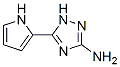 1H-1,2,4-triazol-3-amine, 5-(1h-pyrrol-2-yl)- (9ci) Structure,502546-40-9Structure