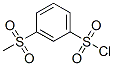 3-(Methylsulfonyl)benzenesulfonyl chloride Structure,502625-49-2Structure