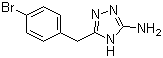 5-(4-Bromobenzyl)-4H-1,2,4-triazol-3-amine Structure,502685-91-8Structure