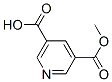 3,5-Pyridinecarboxylic acid, 3-methyl ester Structure,5027-65-6Structure