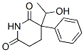 3-(1-Hydroxyethyl)-3-phenyl-2,6-piperidinedione Structure,50275-57-5Structure