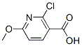 3-Pyridinecarboxylic acid, 2-chloro-6-methoxy- Structure,503000-87-1Structure