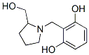 1,3-Benzenediol ,2-[[2-(hydroxymethyl)-1-pyrrolidinyl ]methyl ]-(9ci) Structure,503046-81-9Structure