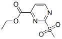 2-Methanesulfonyl-pyrimidine-4-carboxylic acid ethyl ester Structure,503072-46-6Structure