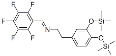 N-[(pentafluorophenyl)methylene]-3,4-bis[(trimethylsilyl)oxy]benzeneethanamine Structure,50314-21-1Structure